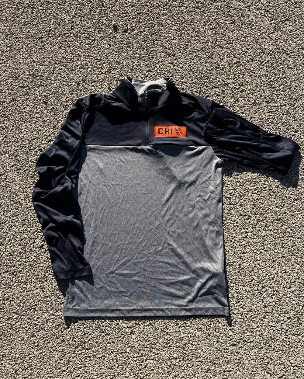 Chicago Bears Quarter-Zip Pullover NFL Team Apparel SIZE M